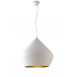 SOSPENSIONE THOLOS BIANCA 1XE27 52X45CM