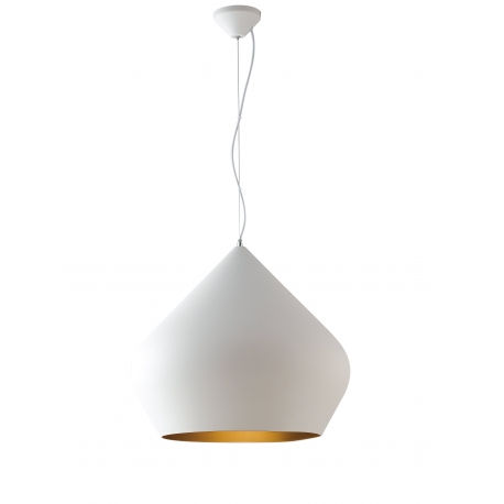 SOSPENSIONE THOLOS BIANCA 1XE27 52X45CM