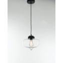 SOSPENSIONE SANPEDRO TRASPARENTE 1XE27 27CM