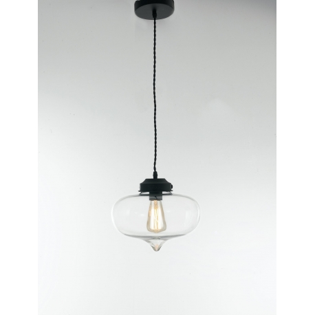 SOSPENSIONE SANPEDRO TRASPARENTE 1XE27 27CM