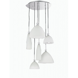 SOSPENSIONE SWING BIANCO 6XE14 54CM