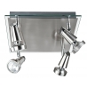 SPOT LED MIAMI ORIENTABILE NIKEL CON VETRO 4XGU10 