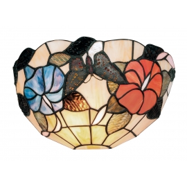 APPLIQUE NINFA VETRO TIFFANY 1XE27 30X16X15CM
