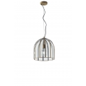 SOSPENSIONE CHESTER OTTONE 1XE27 30X34CM