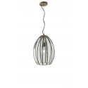 SOSPENSIONE CHESTER OTTONE 1XE27 30X43CM