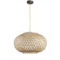 SOSPENSIONE ZEN BAMBU' NATURALE 1XE27 60CM