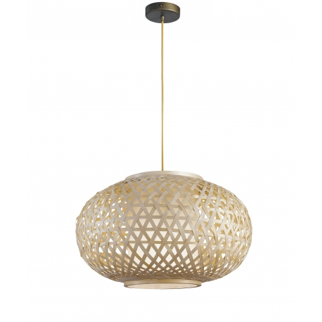 SOSPENSIONE ZEN BAMBU' NATURALE 1XE27 60CM