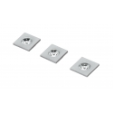INCASSO LED SIRIO NIKEL 1W 50LM 4000K 3X3X2,4CM