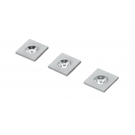 INCASSO LED SIRIO NIKEL 1W 50LM 4000K 3X3X2,4CM