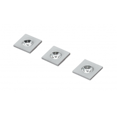 INCASSO LED SIRIO NIKEL 1W 50LM 4000K 3X3X2,4CM