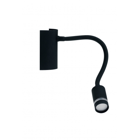 APPLIQUE LED KEPLER NERO 3W 100LM 3000K 6X9X32CM