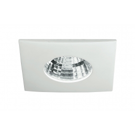INCASSO LED NADIR BIANCO 6W 390LM 3200K IP44 9X9X1