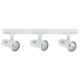 SPOT CARRERA ORIENTABILE BIANCO 3XE27 46X12CM