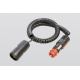 EXTENSION 0.6...3m helix cable 12-24V 8A with FUSE