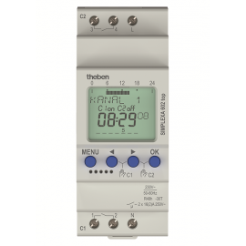 DIGITAL TIME SWITCH 2CH SIMPLEXA 602 top