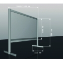 PROTECTION WALL ALUM PROFILE 1000x346x800 mm