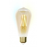 LAMPADA ST64 E27 iDual BRANCOS filament-Amber