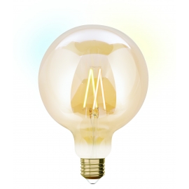 LAMPADA G125 E27 iDual BRANCOS filament-Amber