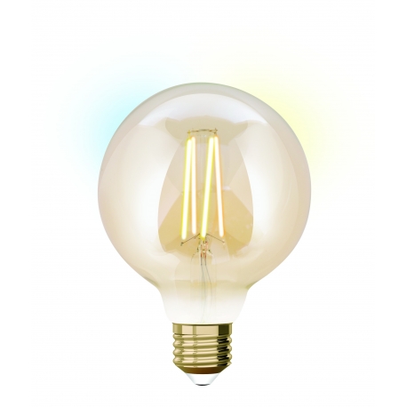 LAMPADA G95 E27 iDual BRANCOS filament-Amber