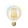 LAMPADA G95 E27 iDual BRANCOS filament-Amber