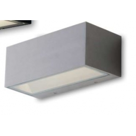 APPLIQUE LED TWIN NIKEL 20W 1250LM 4000K IP54 UGR