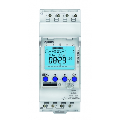 INTERRUPTOR HORARIO DIGITAL 2CAN 56M TR 612 top3 E