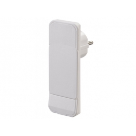 FLAT SCHUKO WHITE plug with EJECTION VDE