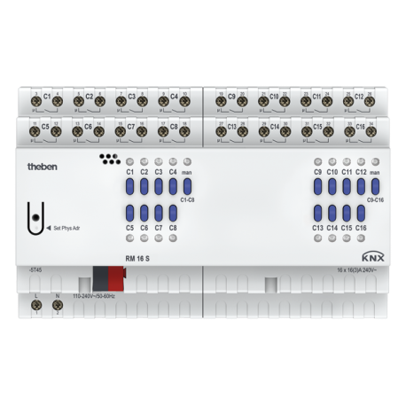 ON/OFF ACTUATOR RM 16 S FIX2 KNX