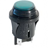 PUSH BUTTON 16A BLACK/GREEN LIGHT 25mm IP65