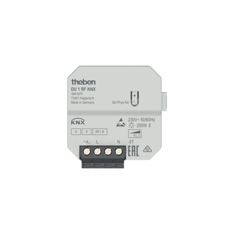 ACTUADOR DIMMING DU 1 RF KNX