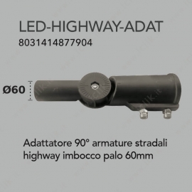 ADATTATORE PER STRADALI HIGHWAY 100W-150W INBOCCO 