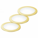 KIT 3PZ INCASSI LED FUSION ORO 3X5W 3X230LM 4000K 