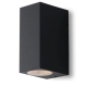 APPLIQUE QUBO ANTRACITE 2XGU10 IP54 15,1X9,3X6,7CM