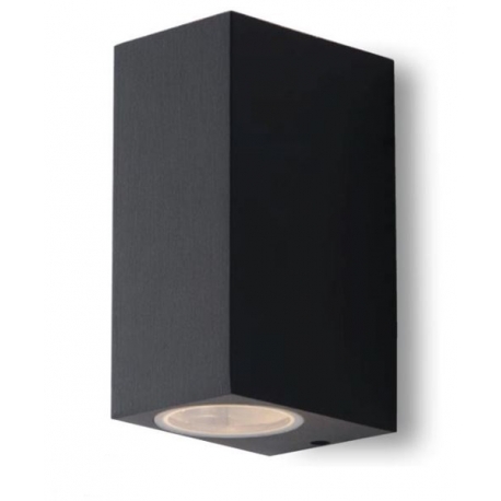 APPLIQUE QUBO ANTRACITE 2XGU10 IP54 15,1X9,3X6,7CM