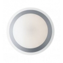 PLAFONIERA LED RAIN SILVER/TRASPARENTE 12W 1160LM 