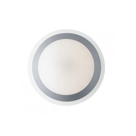 PLAFONIERA LED RAIN SILVER/TRASPARENTE 12W 1160LM 