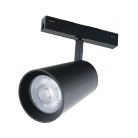 FARO BINARIO LED TEMA NERO 30W 3000LM 3000K CRI90 