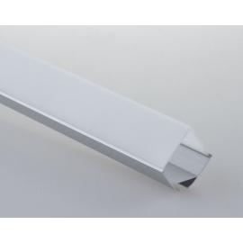 PROFILO DORIK SILVER DIFFUSORE ANGOLARE OPALE CON 