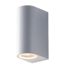 APPLIQUE ONE BIANCO 2XGU10 IP54 15,1X9,3X6,7CM