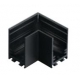 CONNETTORE ANGOLARE NERO PER BINARIO DAVINCI 4,5X4