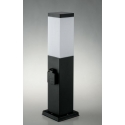 PALETTO STATION ANTRACITE 1XE27 CON 2 SCHUKO 2500W
