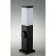 PALETTO STATION ANTRACITE 1XE27 CON 2 SCHUKO 2500W