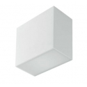 PLAFONIERA LIVING BIANCA 2XE14 23X12X13CM