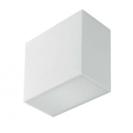 PLAFONIERA LIVING BIANCA 2XE14 23X12X13CM