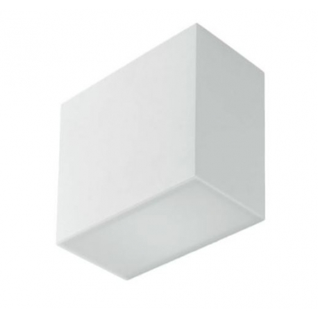 PLAFONIERA LIVING BIANCA 2XE14 23X12X13CM