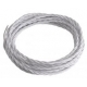 CAVO ELETTRICO CLAY IN TESSUTO BIANCO 3X1,5 2500CM