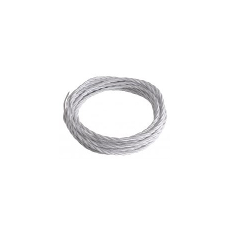 CAVO ELETTRICO CLAY IN TESSUTO BIANCO 3X1,5 2500CM