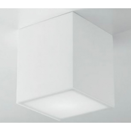 PLAFONIERA LIVING BIANCA 1XE27 14X14X16CM