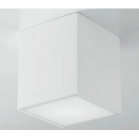 PLAFONIERA LIVING BIANCA 1XE27 14X14X16CM