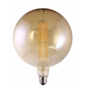 LAMPADINA LED FILAMENTO SMOKE G200 E27 8W 250LM 40